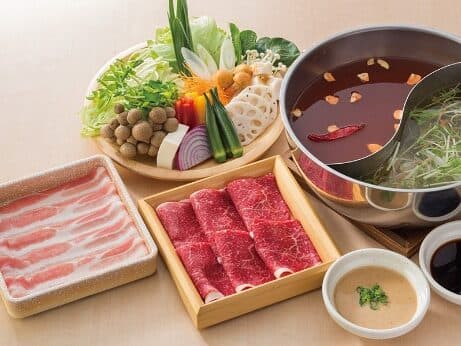 Buffet shabu-shabu bò và heo, 60 phút — しゃぶ葉 西葛西駅前店