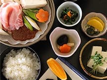 Set thịt heo Hida nướng sốt miso — お食事処 盛善