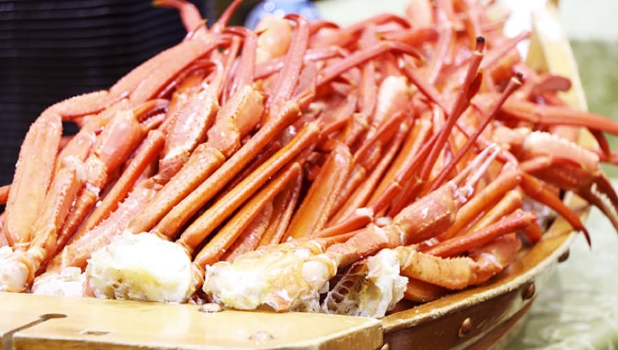Buffet cua tuyết tại khách sạn vùng Phú Sĩ